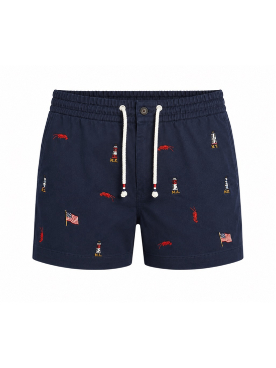 Polo Ralph Lauren Other - Polo Ralph Lauren Mens Traveler Classic Fit 6” Newport Lobster Flag Shorts XL